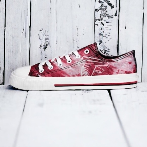 Foco Shoes - Atlanta Falcons NFL Football Women's Tie-Dye Canvas Shoes Size 6 NEW